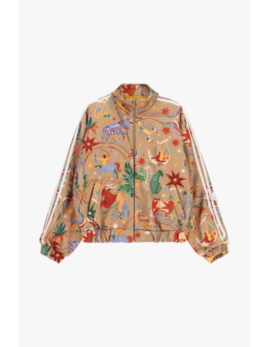 Blusão bomber com estampado dos signos do zodíaco e fecho frontal Dixie