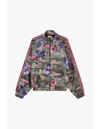 Bomber com estampado floral e detalhes às riscas Dixie