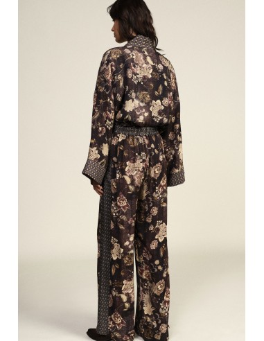 Calças Palazzo de Perna Larga com Estampado Floral Dixie