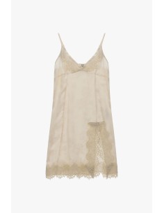 Vestido curto com detalhes em renda e alças finas Dixie 2