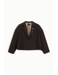 Blazer curto com botões decorativos e bolsos frontais Dixie 2