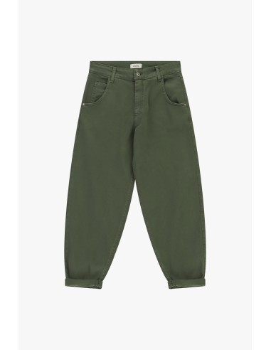 Calças de corte chino com dobra no tornozelo Dixie