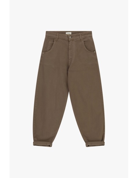 Calças de corte chino com dobra no tornozelo Dixie