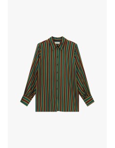 Camisa às riscas verticais com mangas compridas Dixie 2