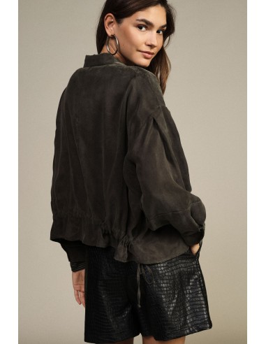 Camisa oversized com bolsos maxi e cordão Dixie