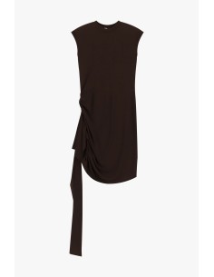 Vestido curto com detalhe drapeado lateral Dixie 2