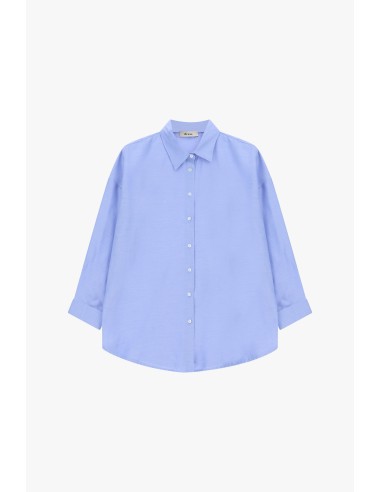 Camisa oversized com mangas a três quartos Dixie