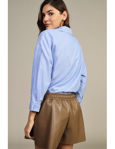 Camisa oversized com mangas a três quartos Dixie