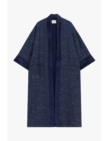 Casaco Duster Jacquard com Mangas Amplas Dixie