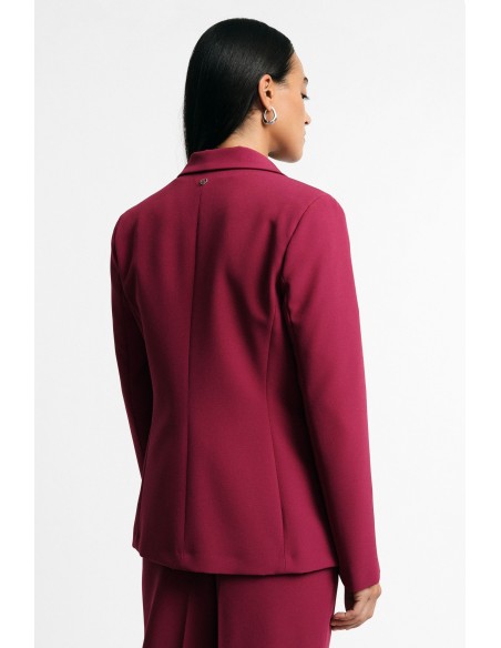 Blazer com lapelas de bico e bolsos com pala, por favor
