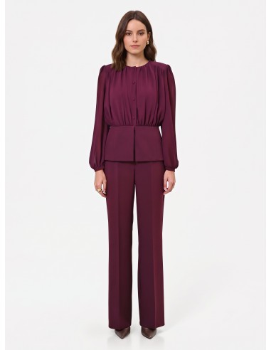 Camisa Studio em Georgette Semitransparente Rinascimento