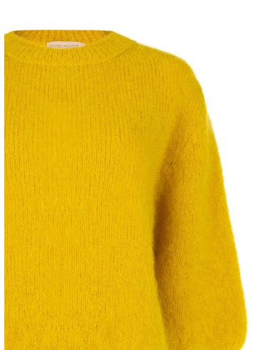 Camisola oversized em mistura de mohair com mangas a 3/4 Rinascimento