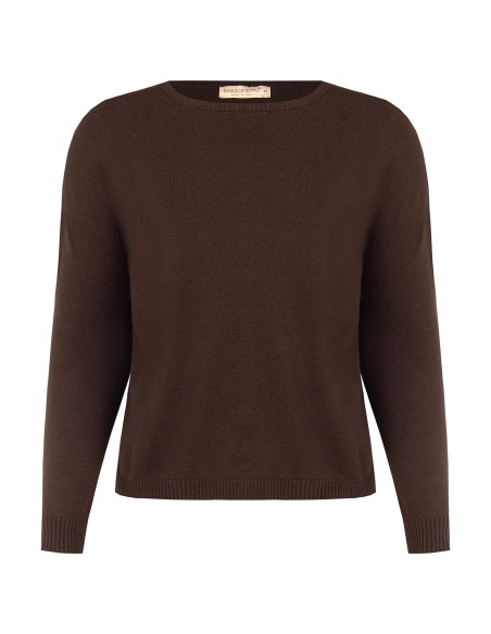 Camisola Curvy Ampla com Decote à Barca Rinascimento Curvy