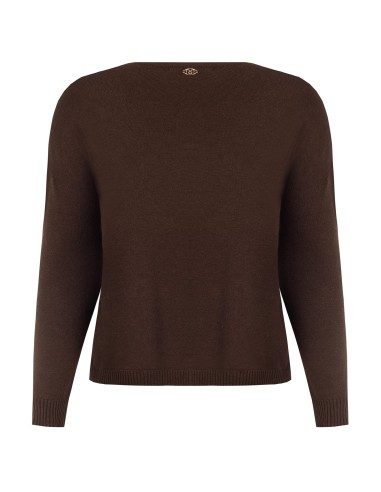Camisola Curvy Ampla com Decote à Barca Rinascimento Curvy