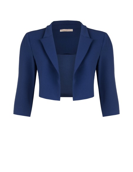 Casaco Spencer Curvy em Crepe Scuba Rinascimento Curvy