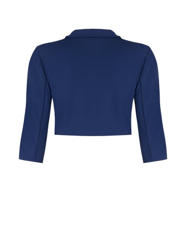 Casaco Spencer Curvy em Crepe Scuba Rinascimento Curvy