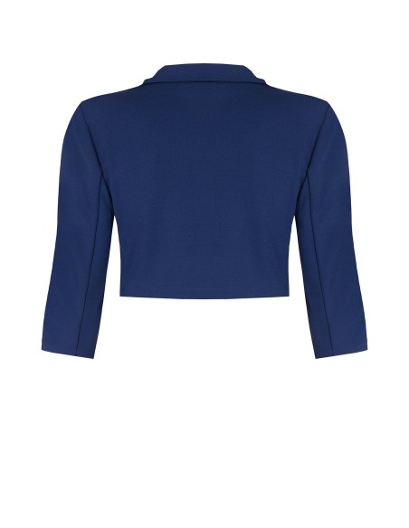 Casaco Spencer Curvy em Crepe Scuba Rinascimento Curvy