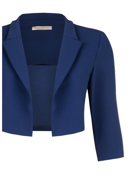 Casaco Spencer Curvy em Scuba Crepe Rinascimento Curvy