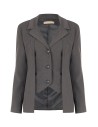 Blazer em poliviscose com efeito 2 em 1: casaco e colete Rinascimento