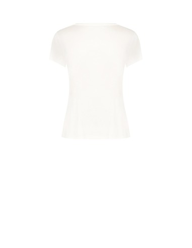 T-Shirt Regular em Algodão com Estampa de Teckel, Coração e Strass Rinascimento