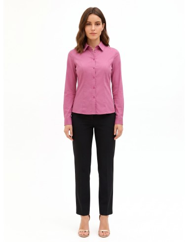 Camisa cintada e justa em algodão Rinascimento
