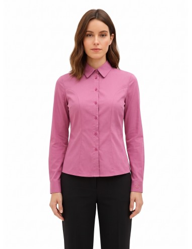 Camisa cintada e justa em algodão Rinascimento