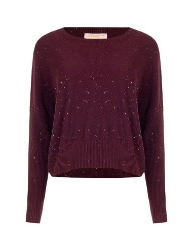Camisola oversized com lantejoulas Rinascimento