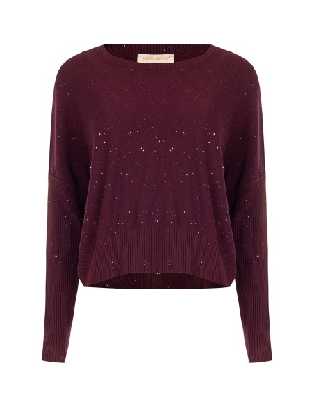 Camisola oversized com lantejoulas Rinascimento
