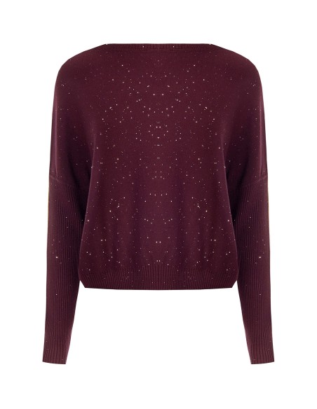 Camisola oversized com lantejoulas Rinascimento