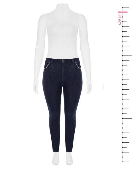 Jeans Curvy Skinny Elásticos Rinascimento Curvy