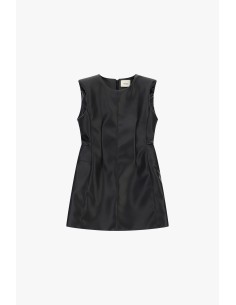 Vestido Curto Sem Mangas com Costuras Modeladas Dixie 2
