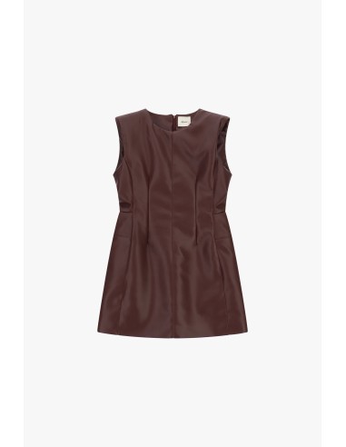 Vestido Curto Sem Mangas com Costuras Modeladas Dixie