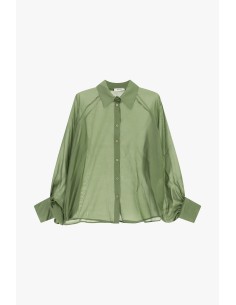 Camisa oversized com mangas largas e punhos compridos Dixie