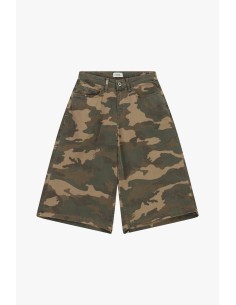 Bermudas estampadas de cinco bolsos, corte amplo Dixie 2