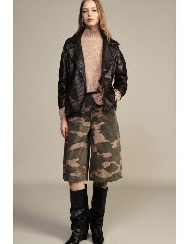 Bermudas estampadas de cinco bolsos, corte amplo Dixie