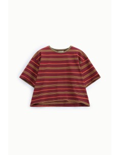 T-shirt às riscas de corte largo com gola redonda Dixie 2