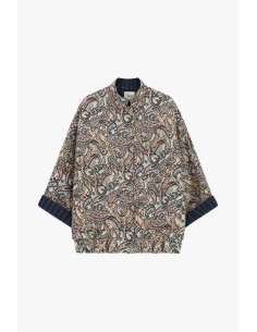 Bomber com padrão paisley e mangas largas Dixie
