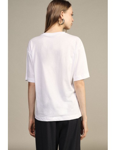 T-Shirt de decote redondo com estampado de coração e frase Dixie