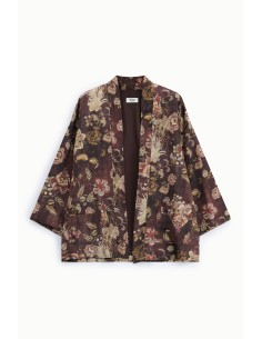 Casaco curto com padrão floral e bolsos Dixie 2