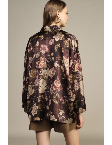 Casaco curto com padrão floral e bolsos Dixie