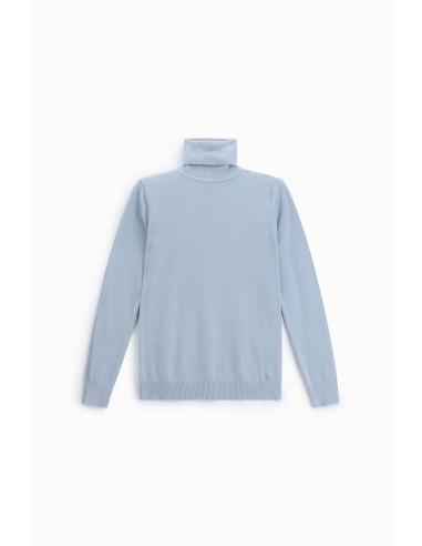 Camisola de gola alta de manga comprida lisa Please