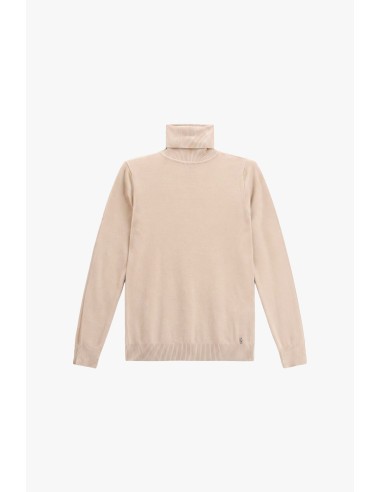 Camisola de gola alta de mangas compridas lisa Please