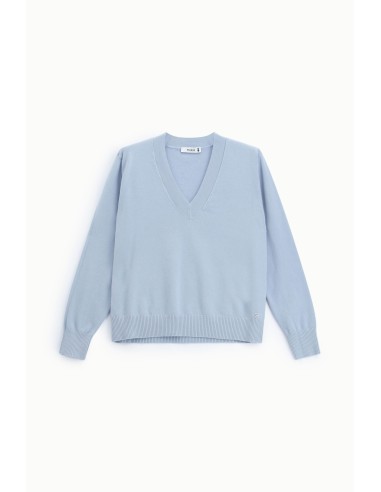 Camisola de malha com decote em V e corte regular Please