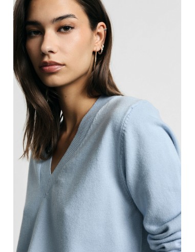 Camisola de malha com decote em V e corte regular Please