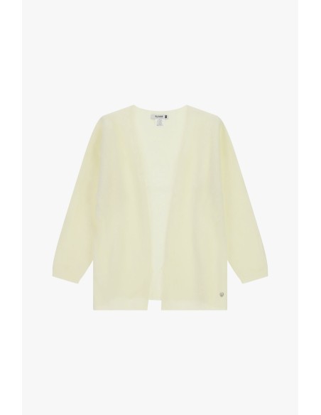 Cardigan comprido aberto sem botões Please