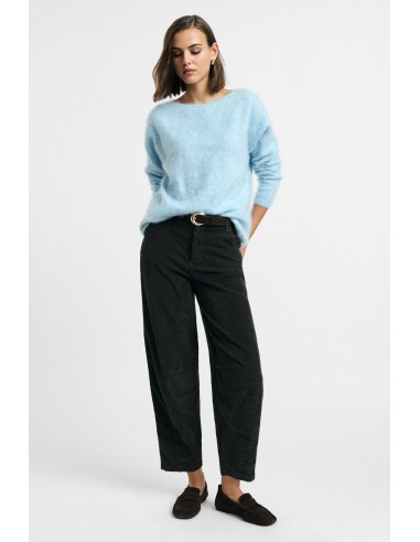 Jeans Baloon Fit de cintura normal com pregas frontais, por favor