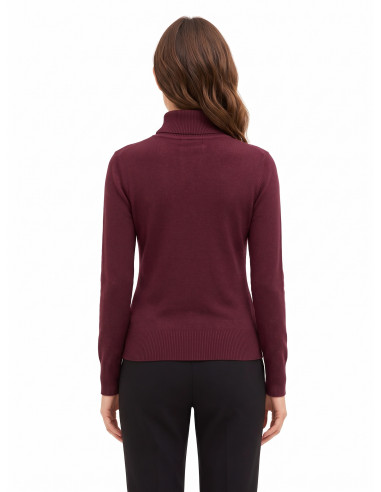 Camisola de gola alta com gola larga Rinascimento
