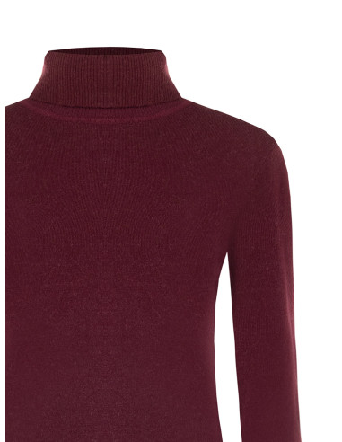 Camisola de gola alta com gola larga Rinascimento