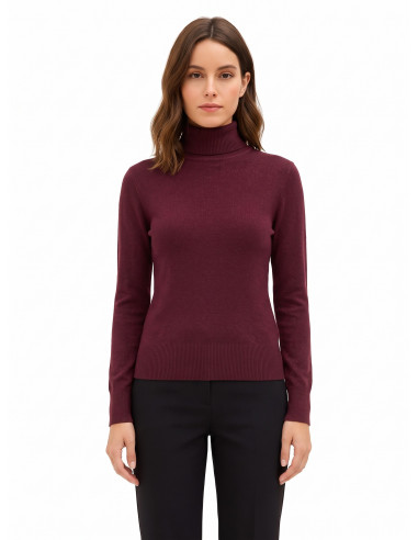 Camisola de gola alta com gola larga Rinascimento