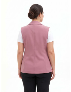 Colete Curvy cintado em crepe scuba Rinascimento Curvy 2